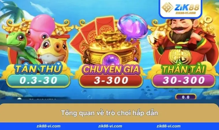 tong quan ve tro ban ca than tai Tổng quan về trò chơi hấp dẫn